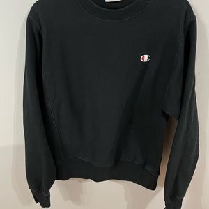 Black champion crewneck